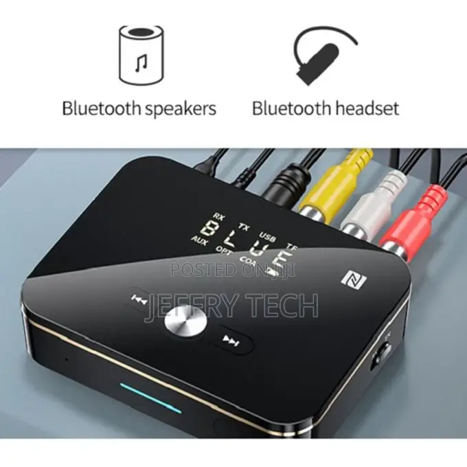 Bluetooth 5.0 Transmitter Receiver 3.5mm LED Digital Dispaly