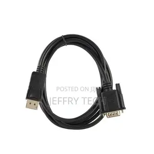 1.8m Dp Male to Vga Male Cable Adapter Displayport to Vga Co