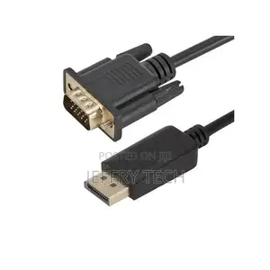 1.8m Dp Male to Vga Male Cable Adapter Displayport to Vga Co