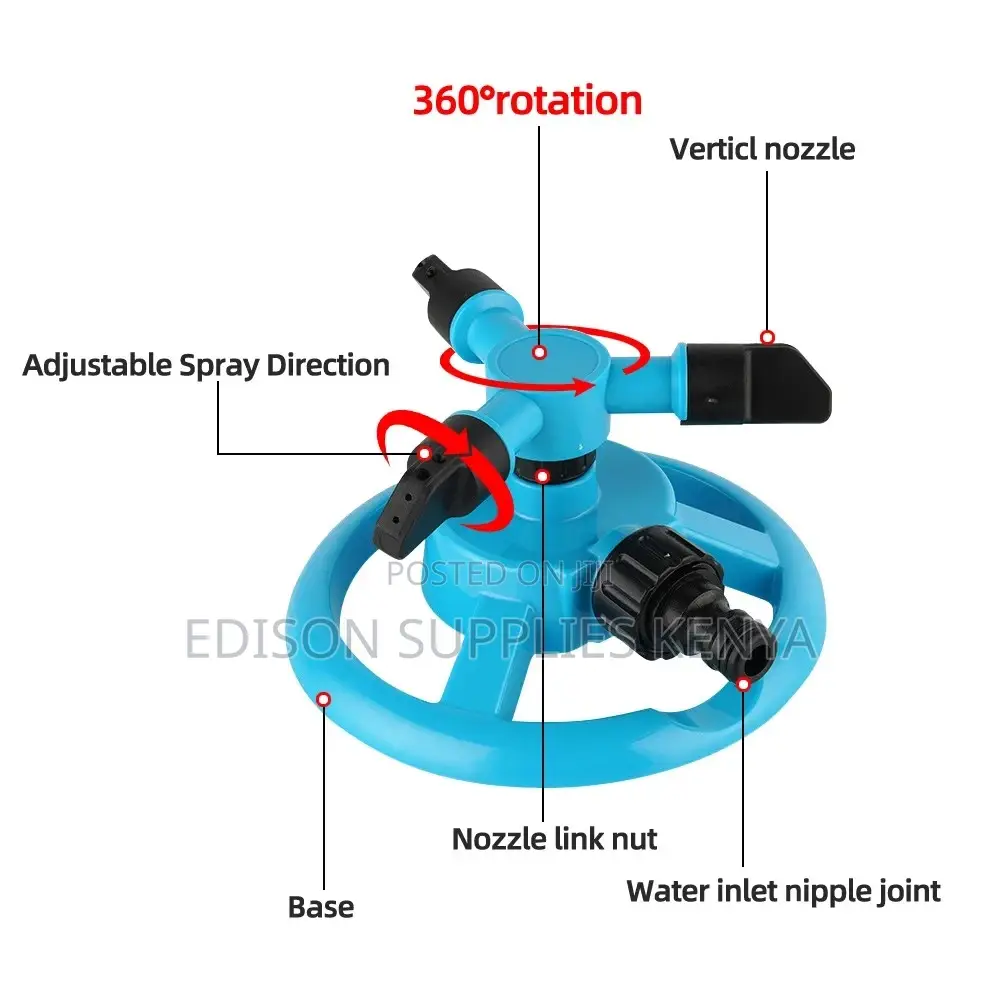Sprinkler Garden Watering 360 Full Circle Rotating Sprinkler
