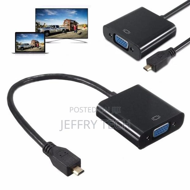 Micro HDMI Male to VGA Female Converter Adapter Cable for PC