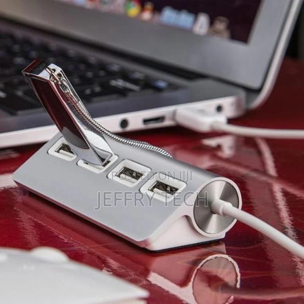 4 Port USB 2.0 Port Portable OTG Aluminum USB Splitter Cable