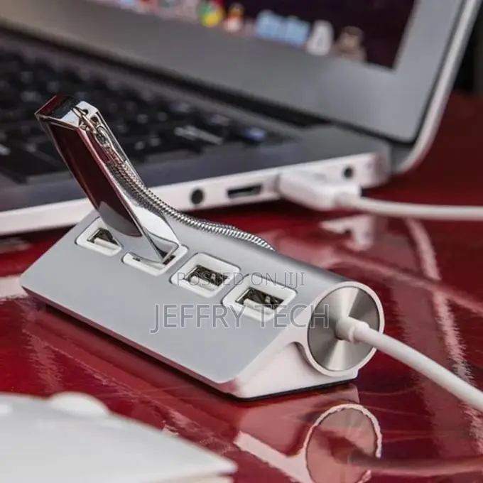4 Port USB 2.0 Port Portable OTG Aluminum USB Splitter Cable