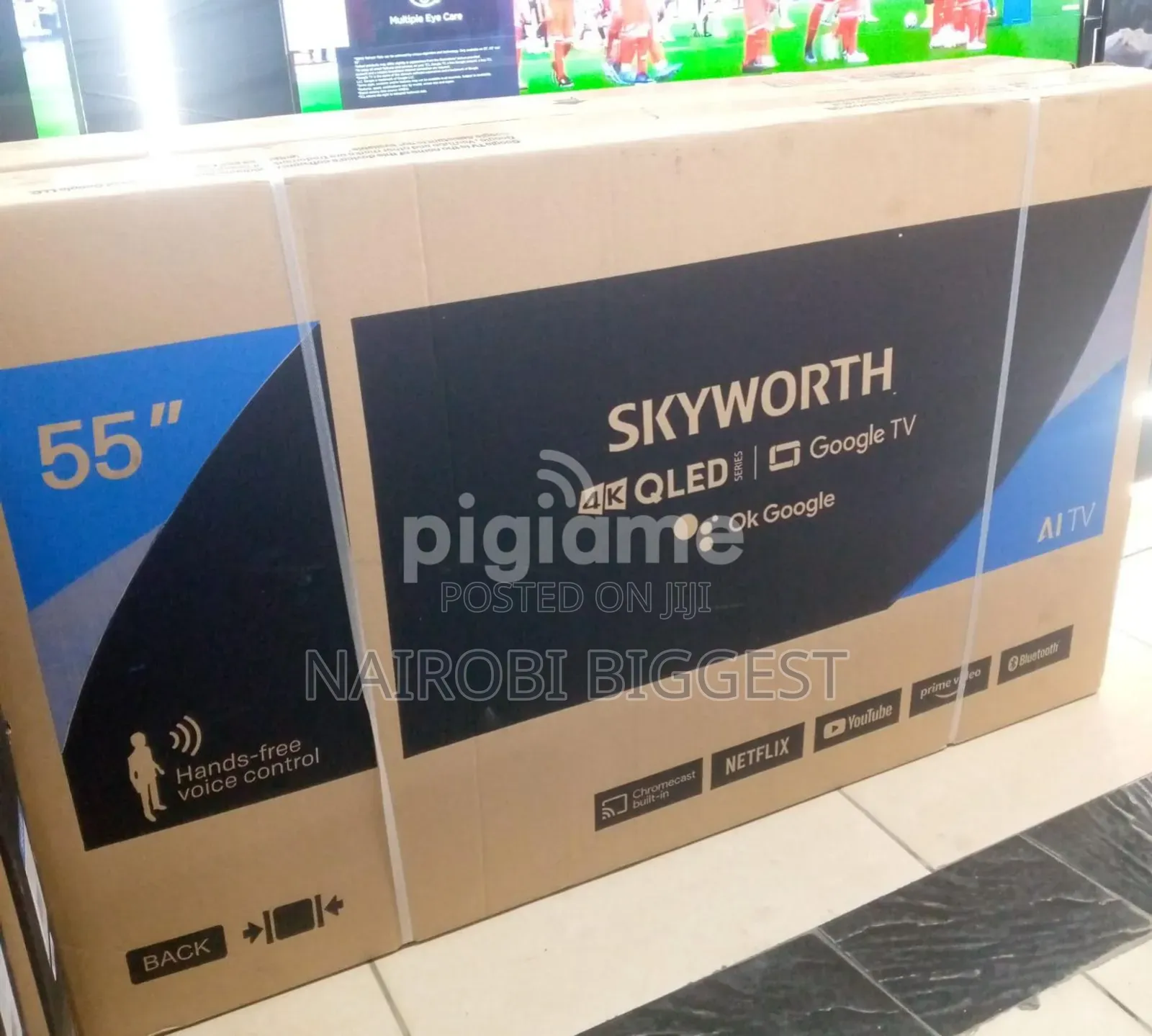 Skyworth 55" Frameless With Bluetooth Television