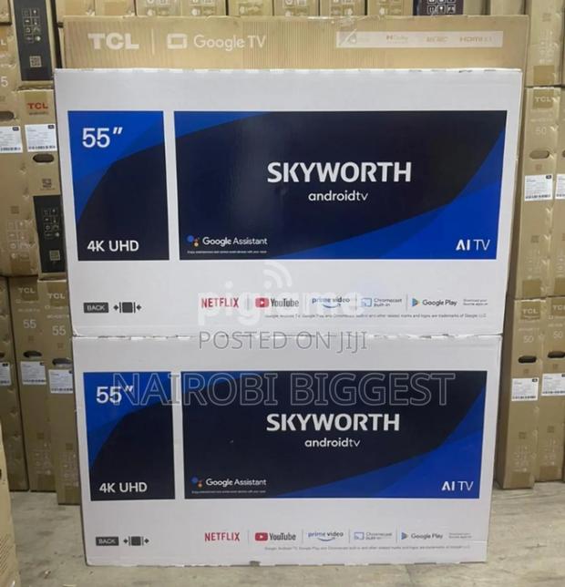 Skyworth 55" Android Frameless Television - main view