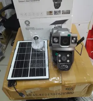 4g Sim Card Solar Camera Dual Lens Outdoor 2mp With Audio