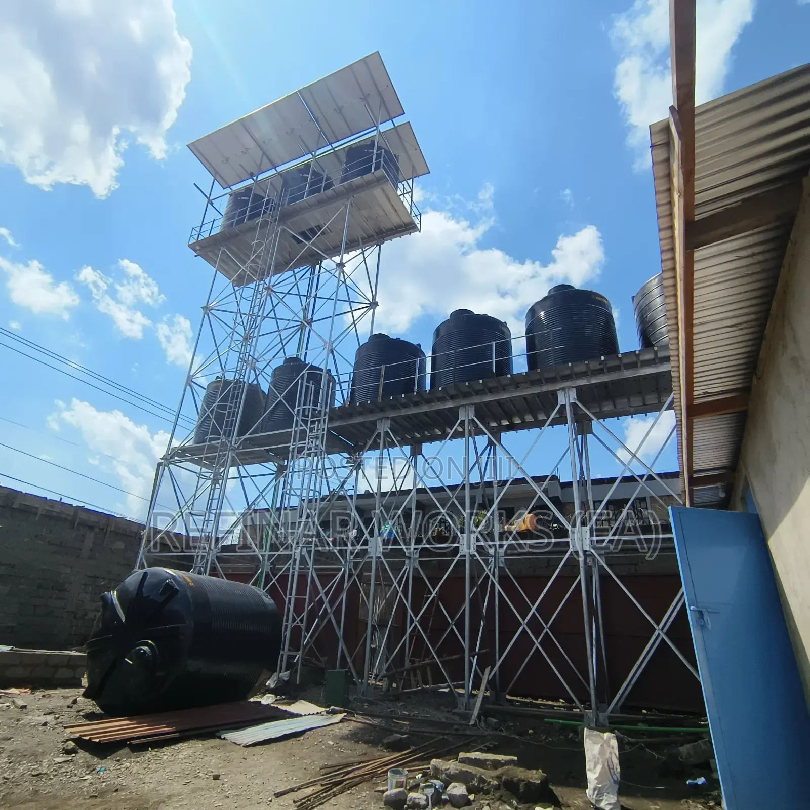 Water Tower Construction Works in Nairobi