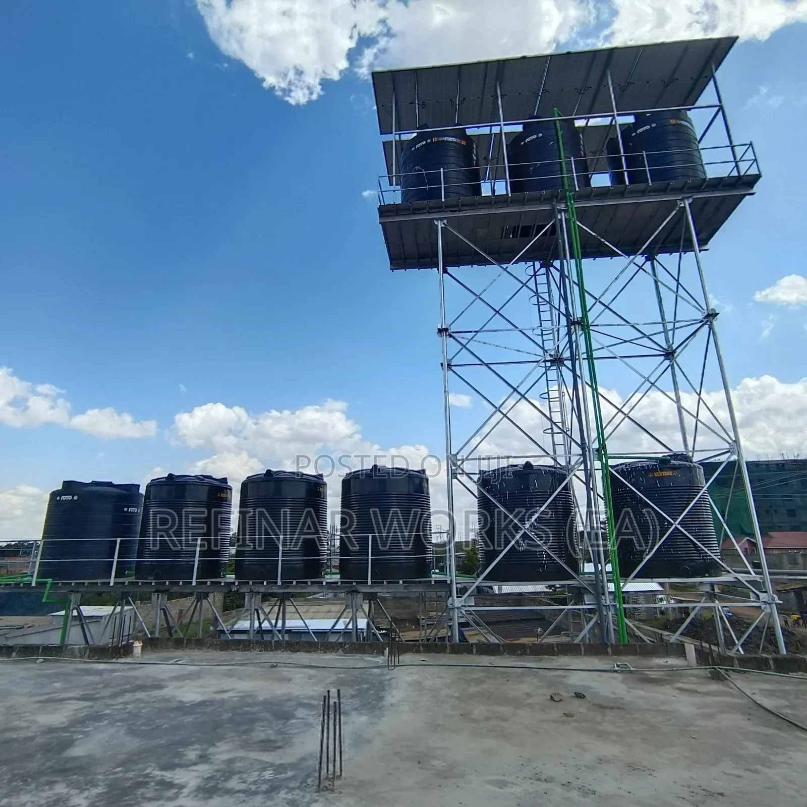 Water Tower Construction Works in Nairobi