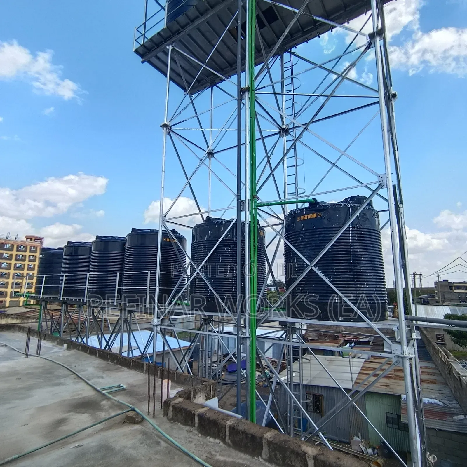 Water Tower Construction Works in Nairobi