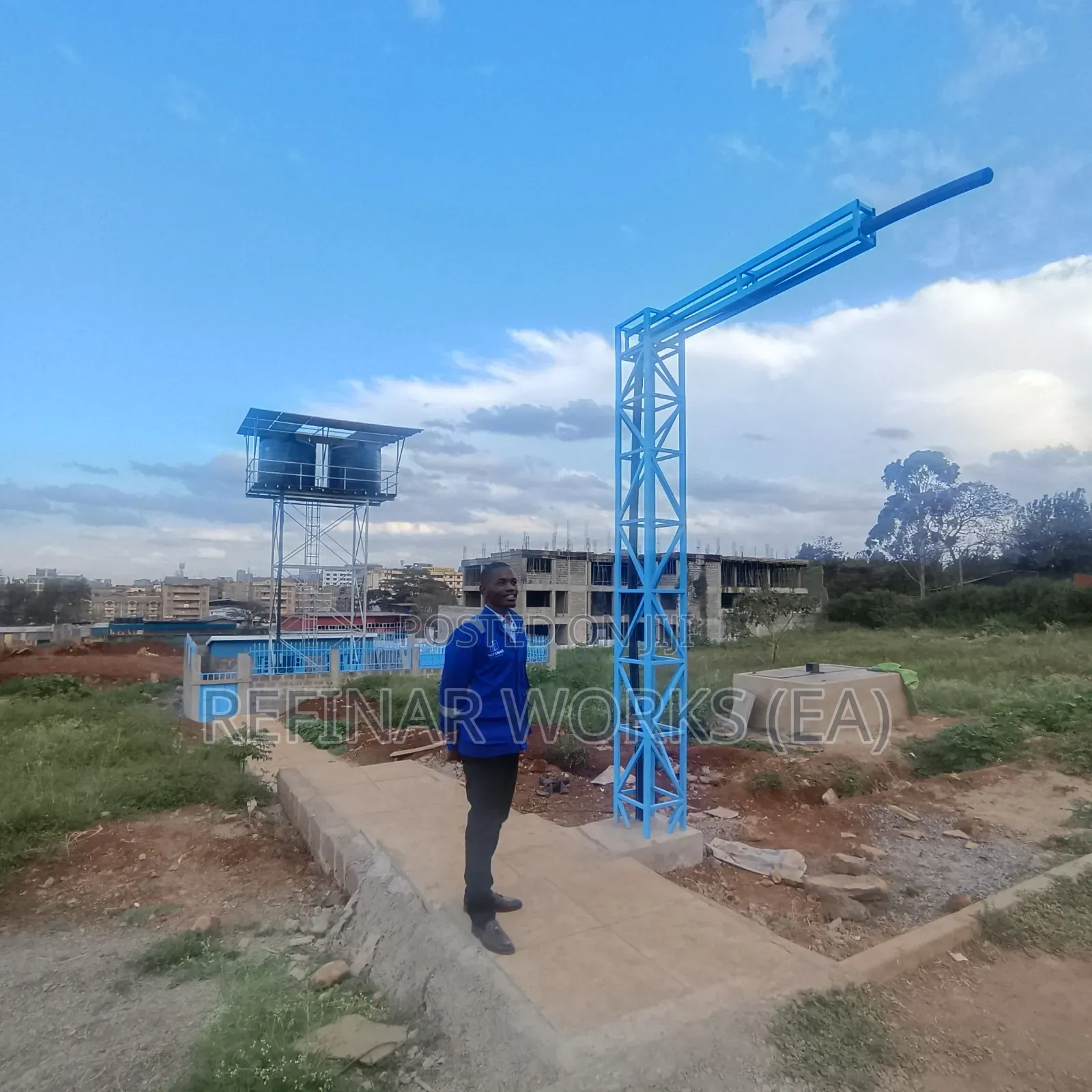 Water Tower Construction Works in Nairobi