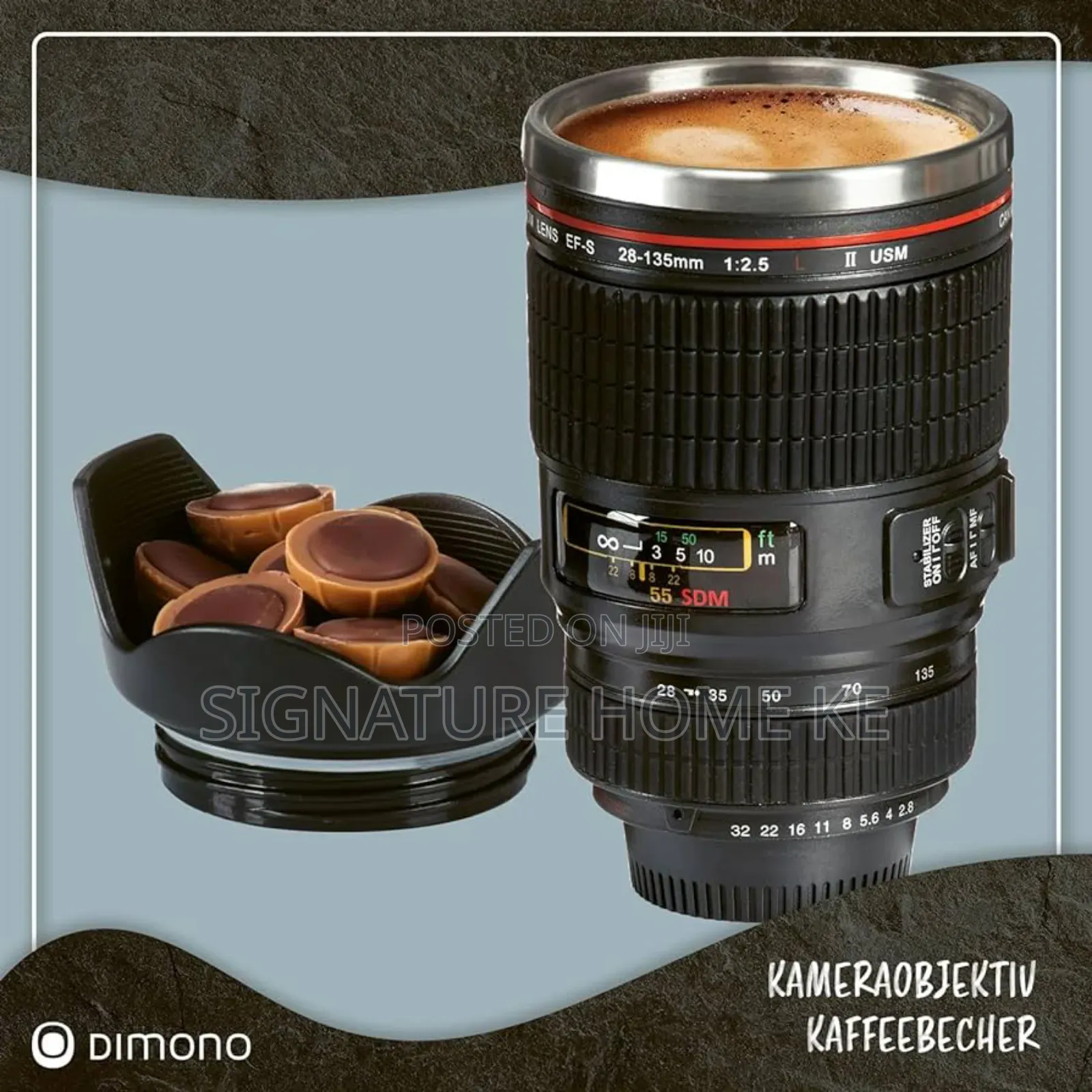 Camera Lens Thermol Cup