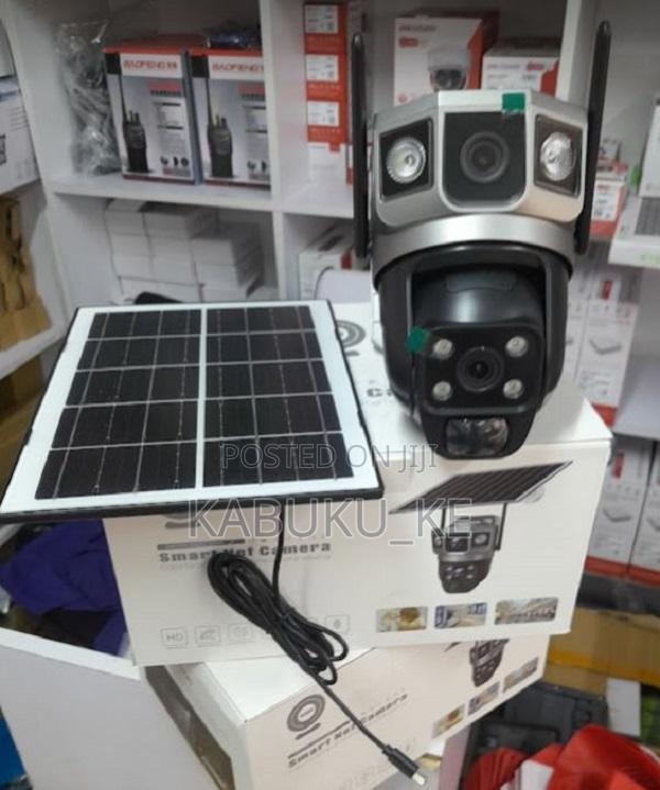 4g Simcard Dual Lens Solar Powered Camera CCTV - main view