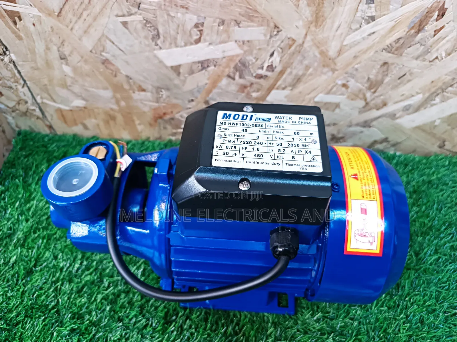 1.0hp Electric Water Pump MODI