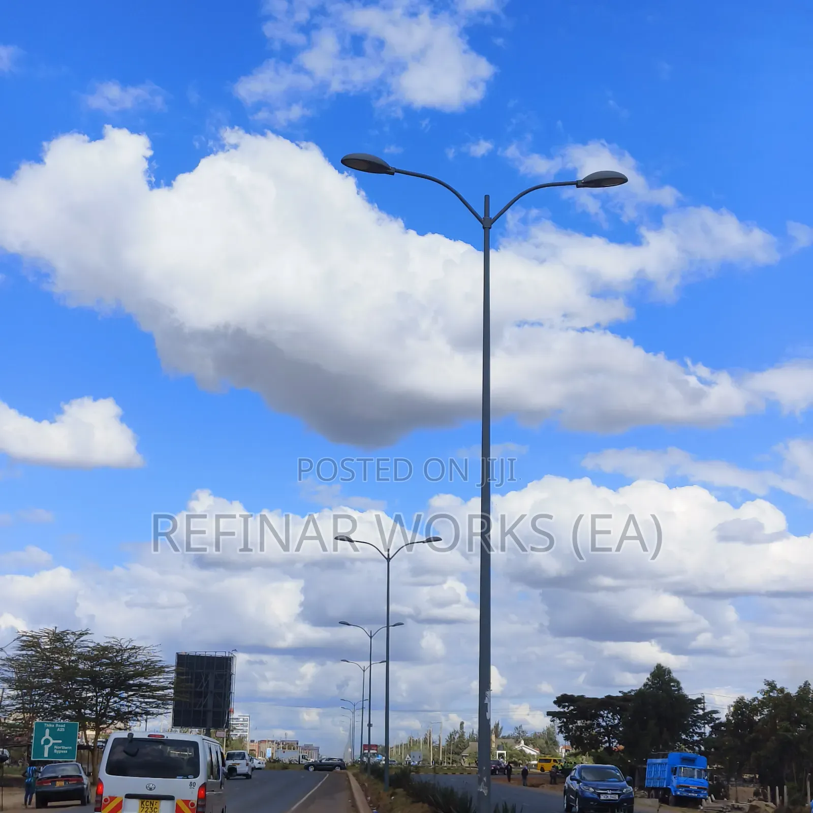 Solar Lighted Street Poles and Towers