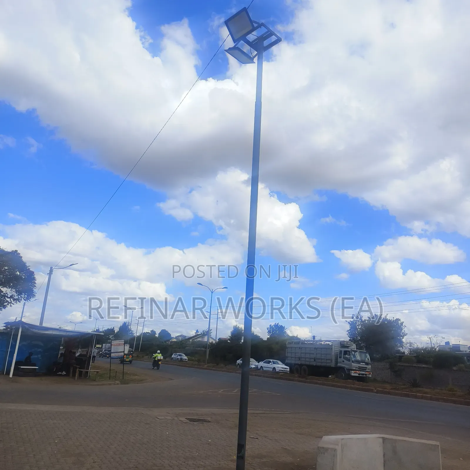 Solar Lighted Street Poles and Towers