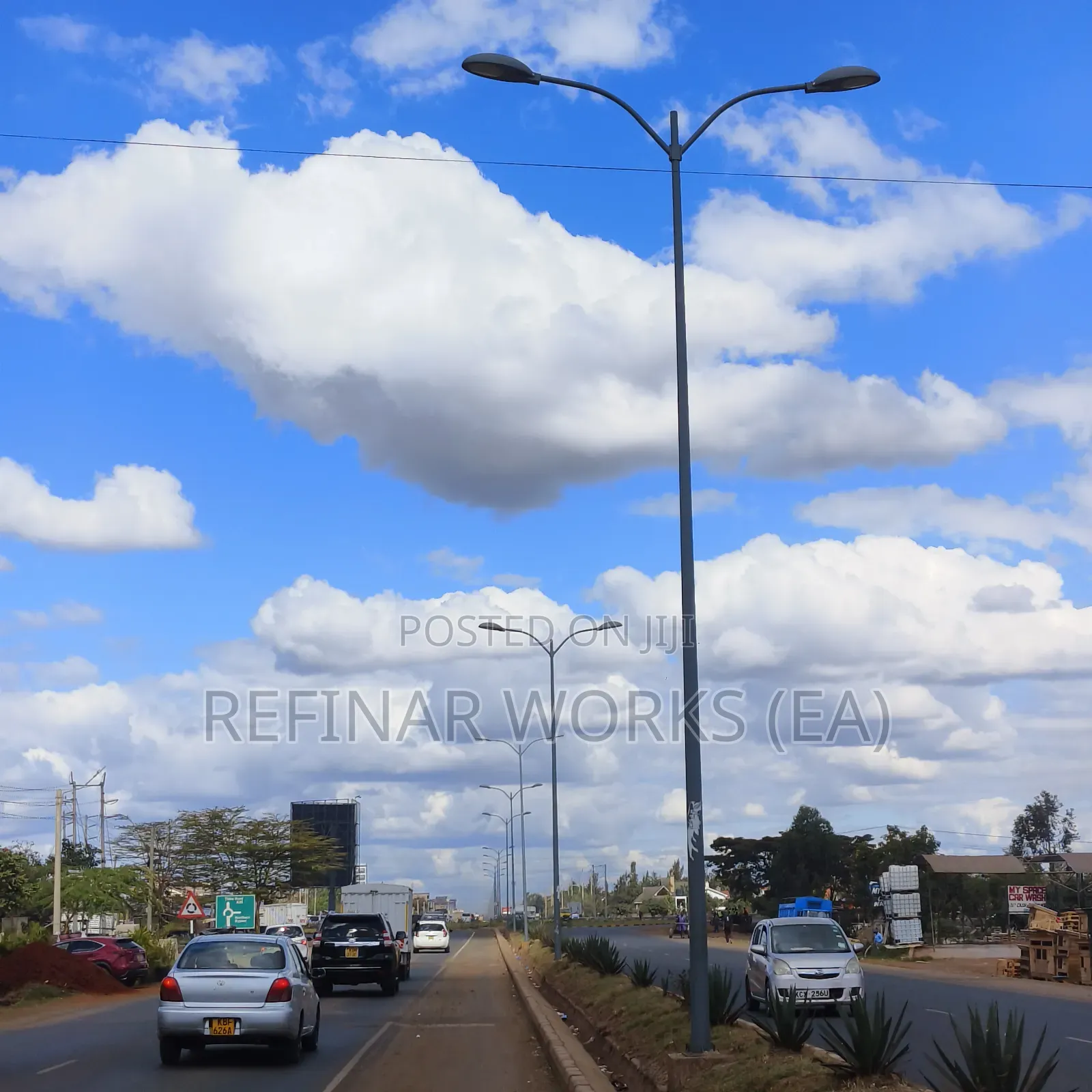 Single and Double Arm Street Light Poles