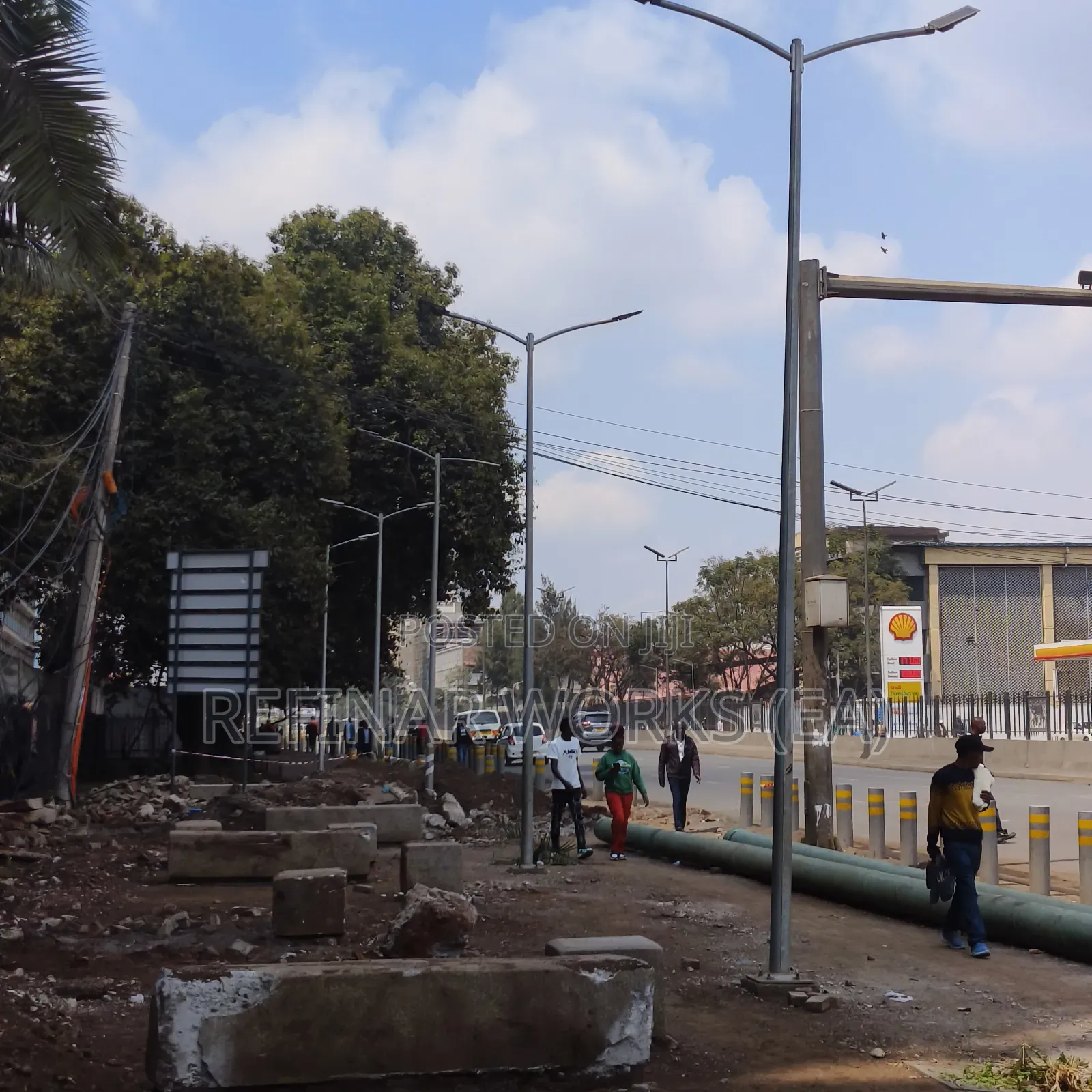 LED Street Light Poles Engineering in Kenya