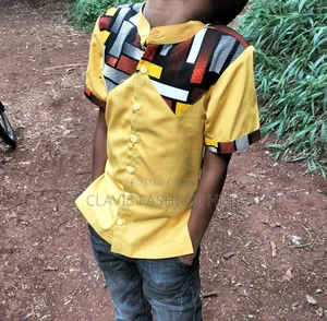 Boys Mustard Yellow Shirt