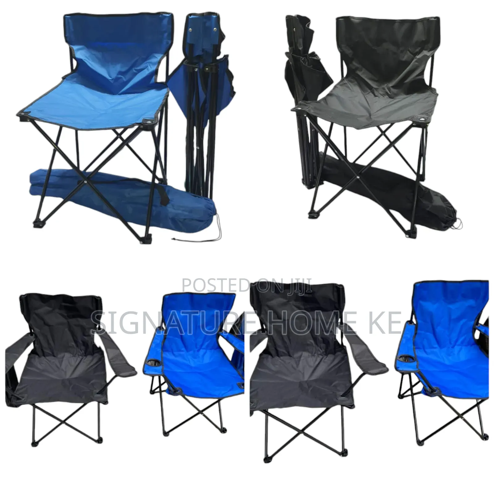 Foldable Metallic Frame Water Proof Canvas Camping Chair