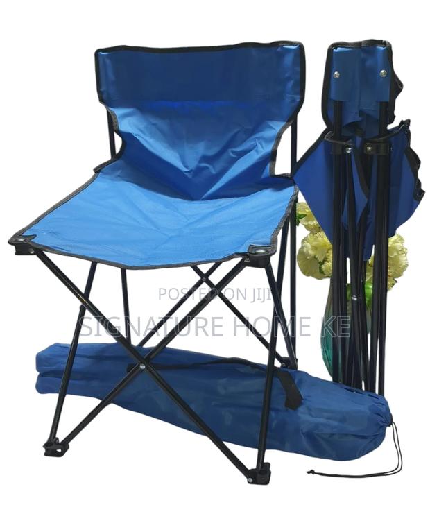 Foldable Metallic Frame Water Proof Canvas Camping Chair - thumbnail 3