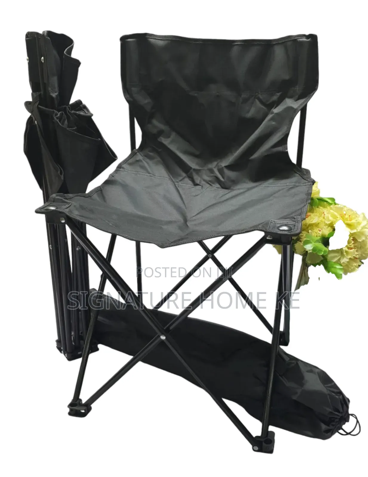 Foldable Metallic Frame Water Proof Canvas Camping Chair