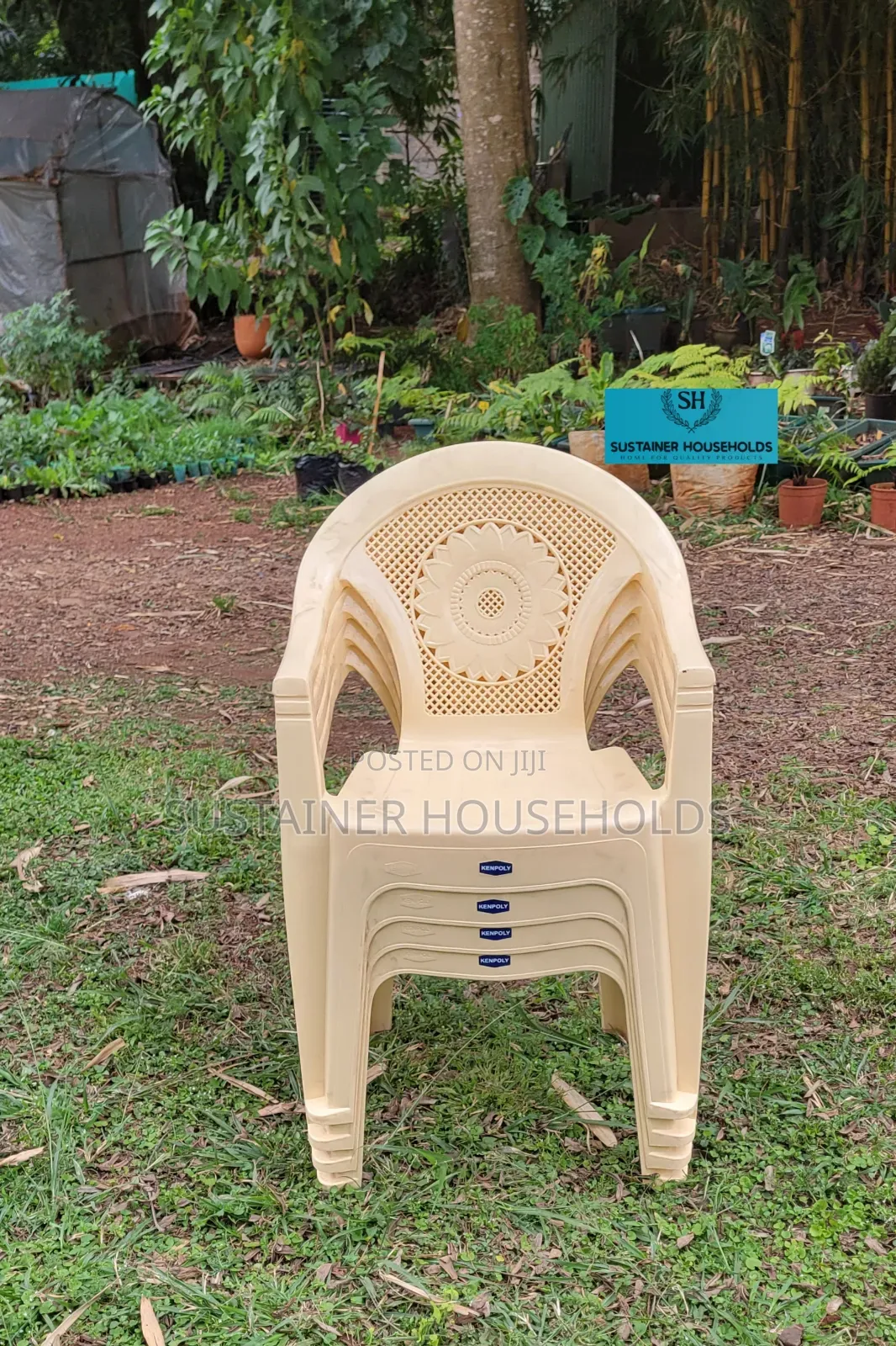 2014 Cream Plastic Chairs, Quality Kenpoly Plastic Chairs