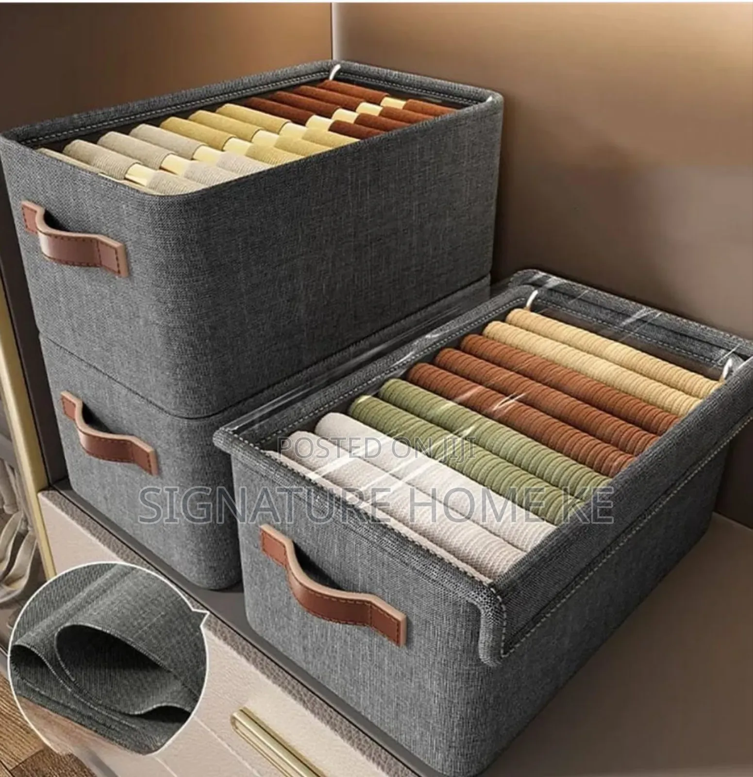 Closet Organizer With Lid/Cover