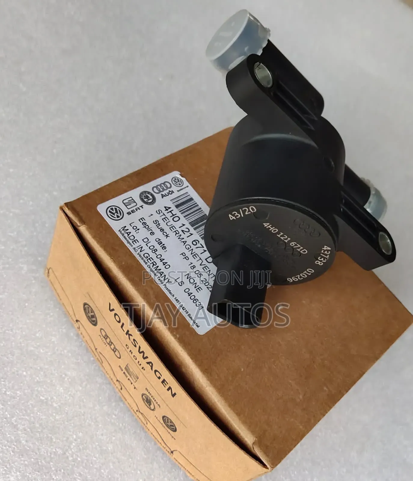 Heater Control Water Valve for Audi Volkswagen 4H0121671D