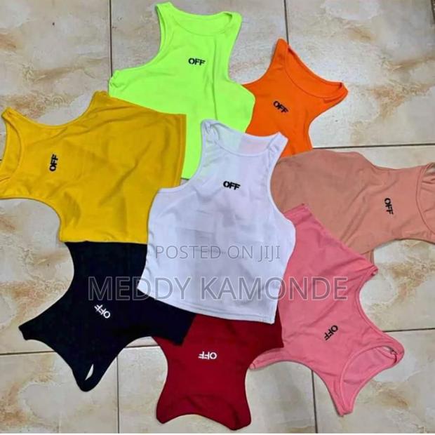 Off White Crop Top - thumbnail 2