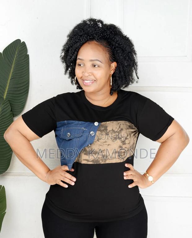 Black Quality T-Shirt Tops - main view