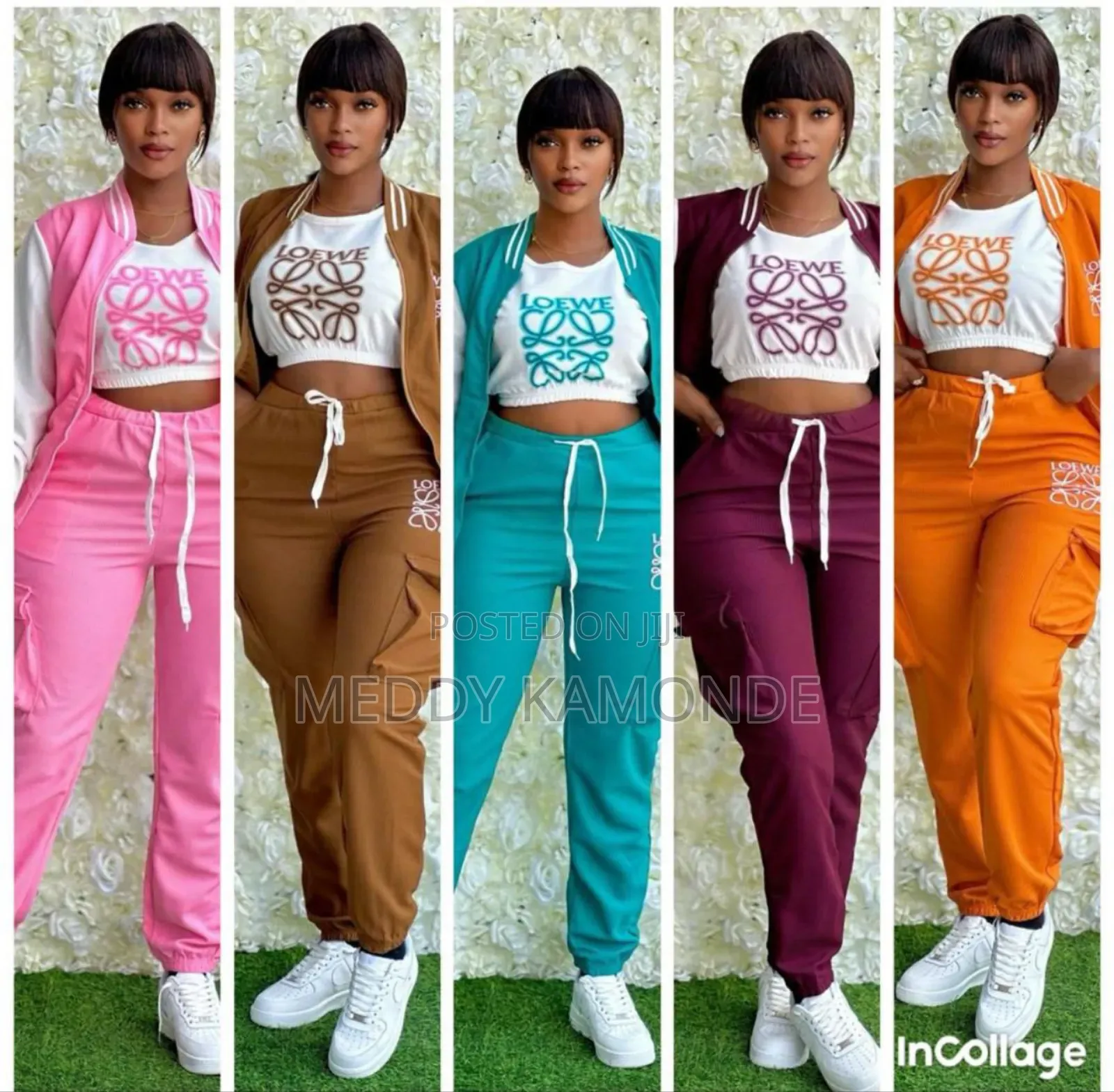 3pc Brown Tracksuit