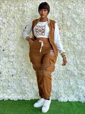 3pc Brown Tracksuit