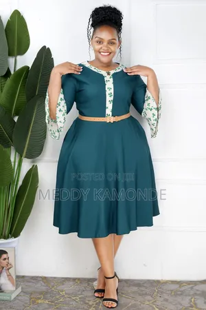 Green Skater Dress