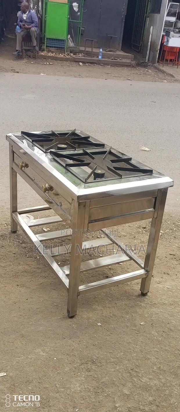 Stainless Steel Two Burner Gas Grill Jikos - thumbnail 2