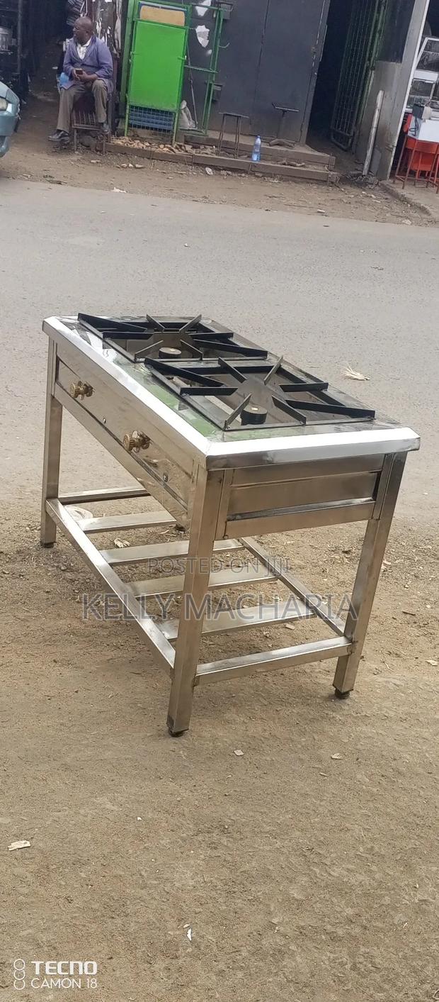 Stainless Steel Two Burner Gas Grill Jikos - thumbnail 4