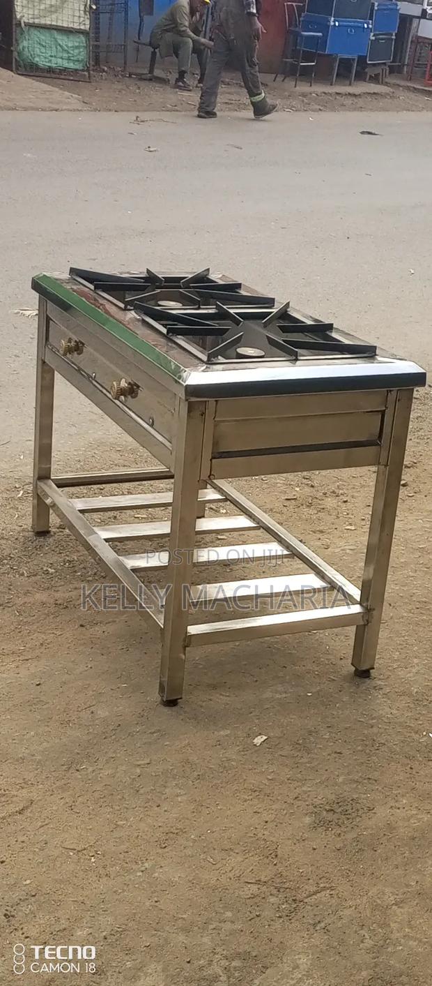 Stainless Steel Two Burner Gas Grill Jikos - thumbnail 5