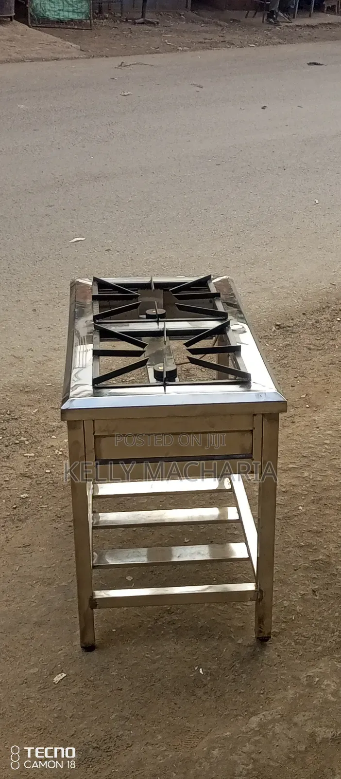 Stainless Steel Two Burner Gas Grill Jikos