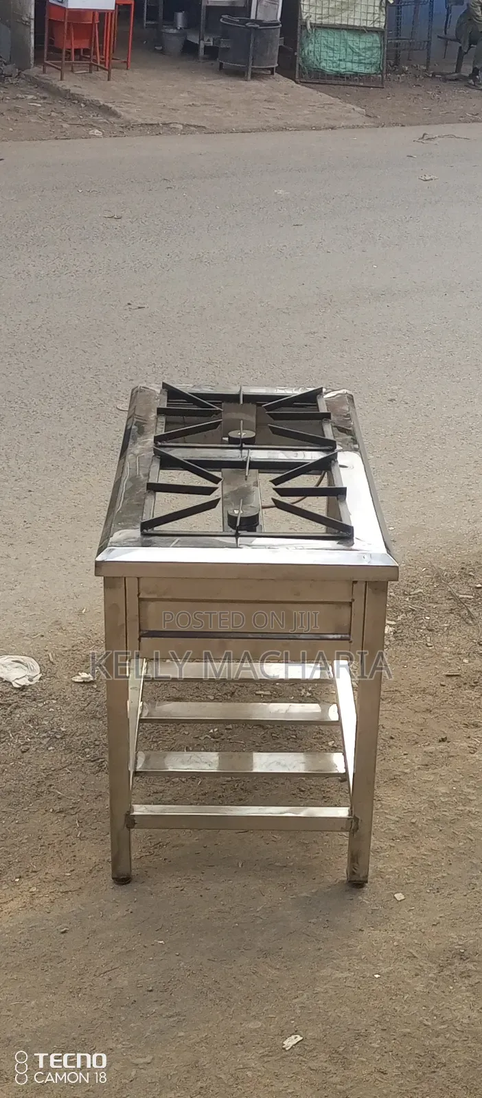 Stainless Steel Two Burner Gas Grill Jikos