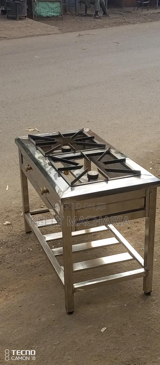 Stainless Steel Two Burner Gas Grill Jikos - thumbnail 14