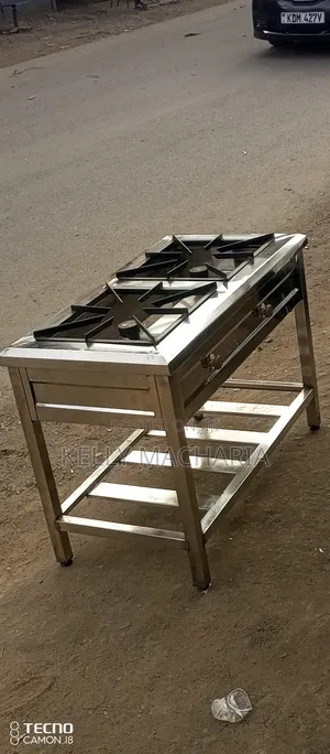 Kitchen Stainless Steel Two Burner Gas Grill Jikos