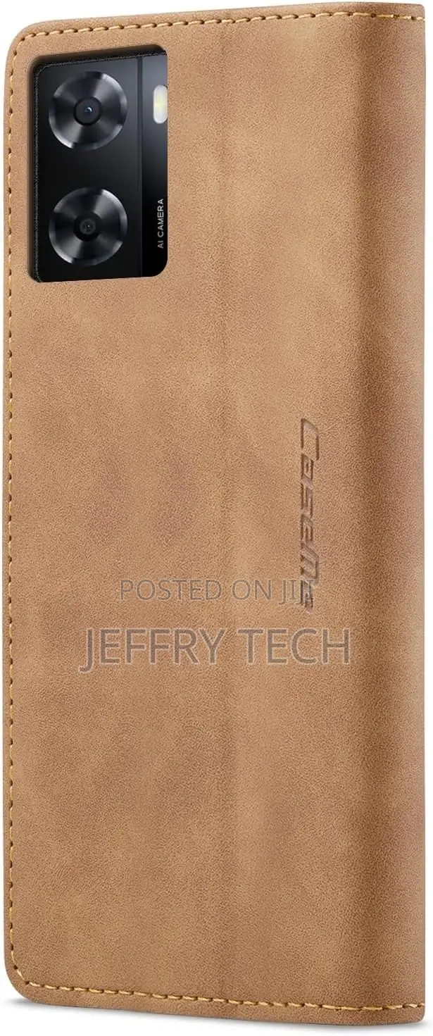 Flip Leather Case, With Card Slot Holder A77 4G / A57 4G /