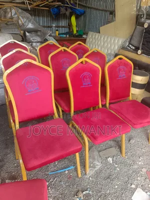 Conference Church Maroon Chairs 