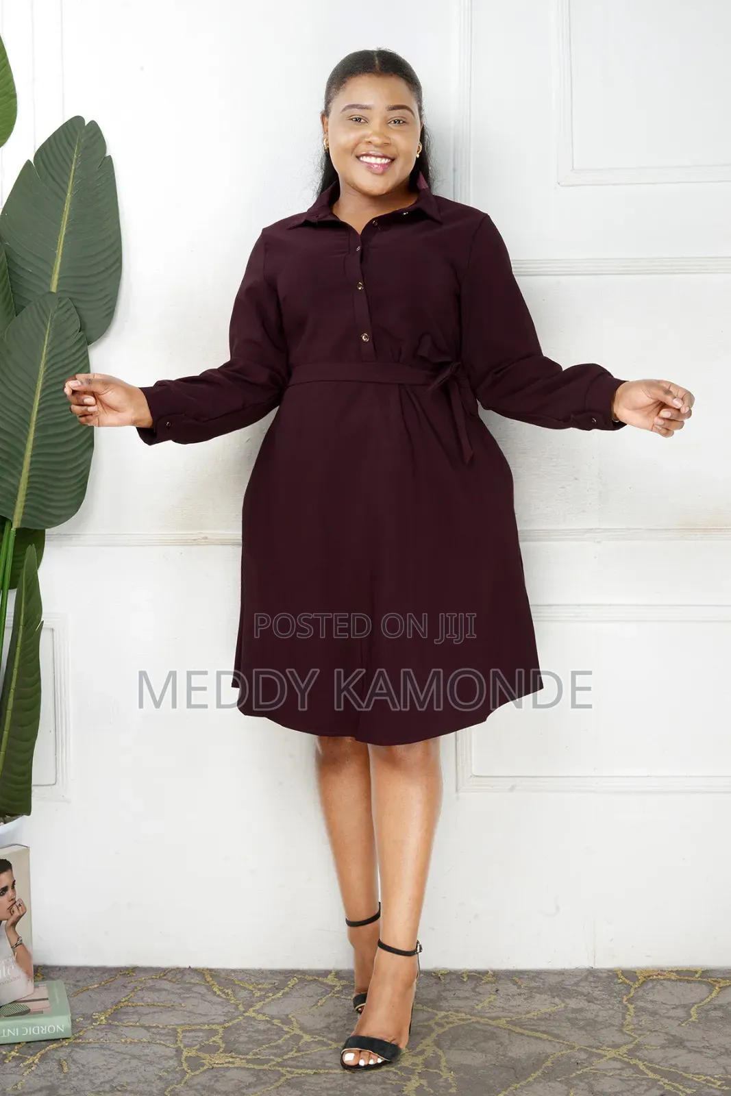 Pink Shirt Dress