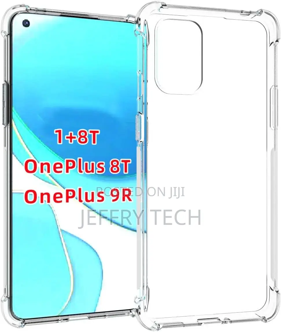 Oneplus 8T Case Clear TPU Four Corners 1+ 8T Cover Transpar