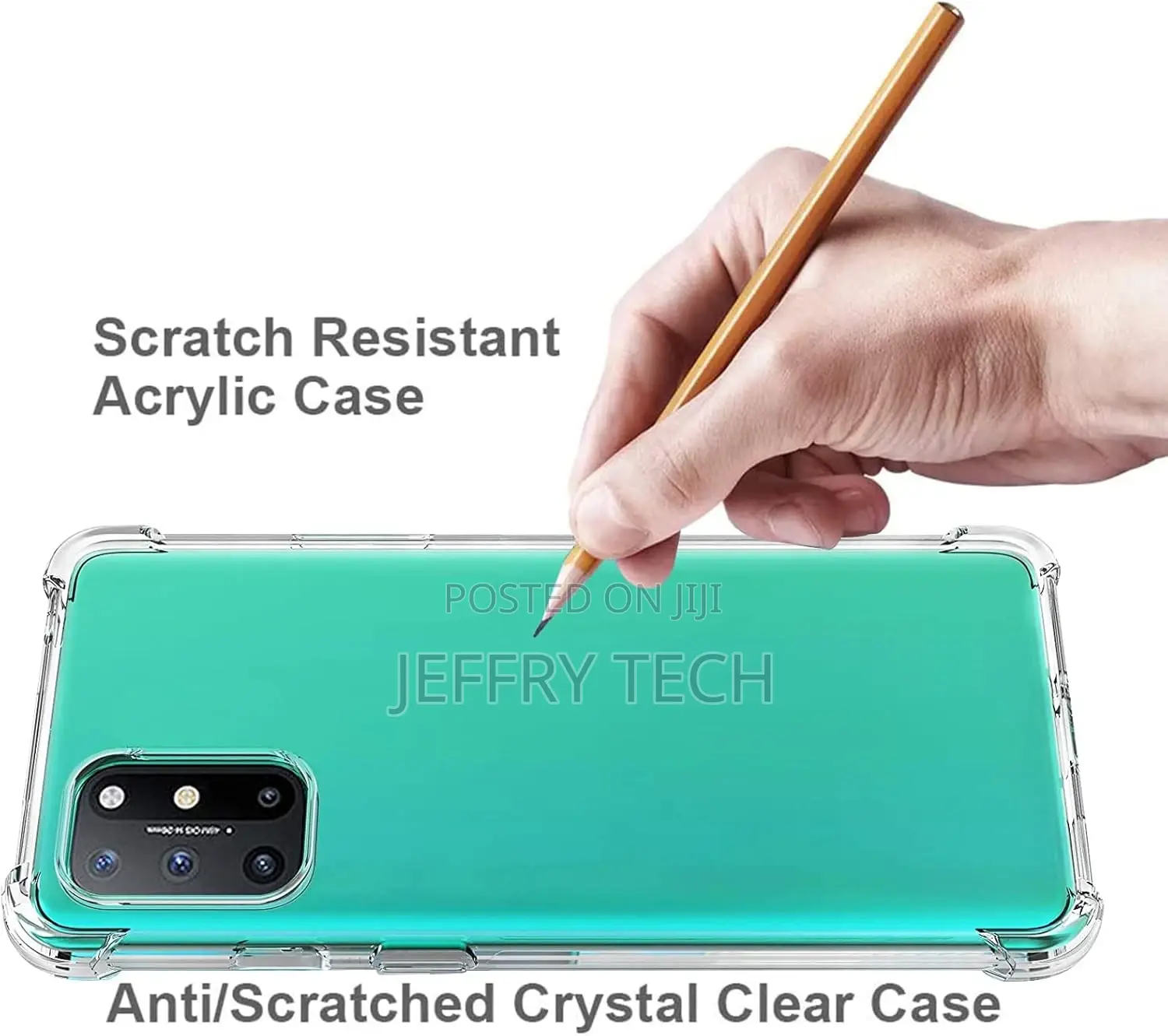 Clear Transparent Case Designed for Oneplus 8T Case, Slim Th