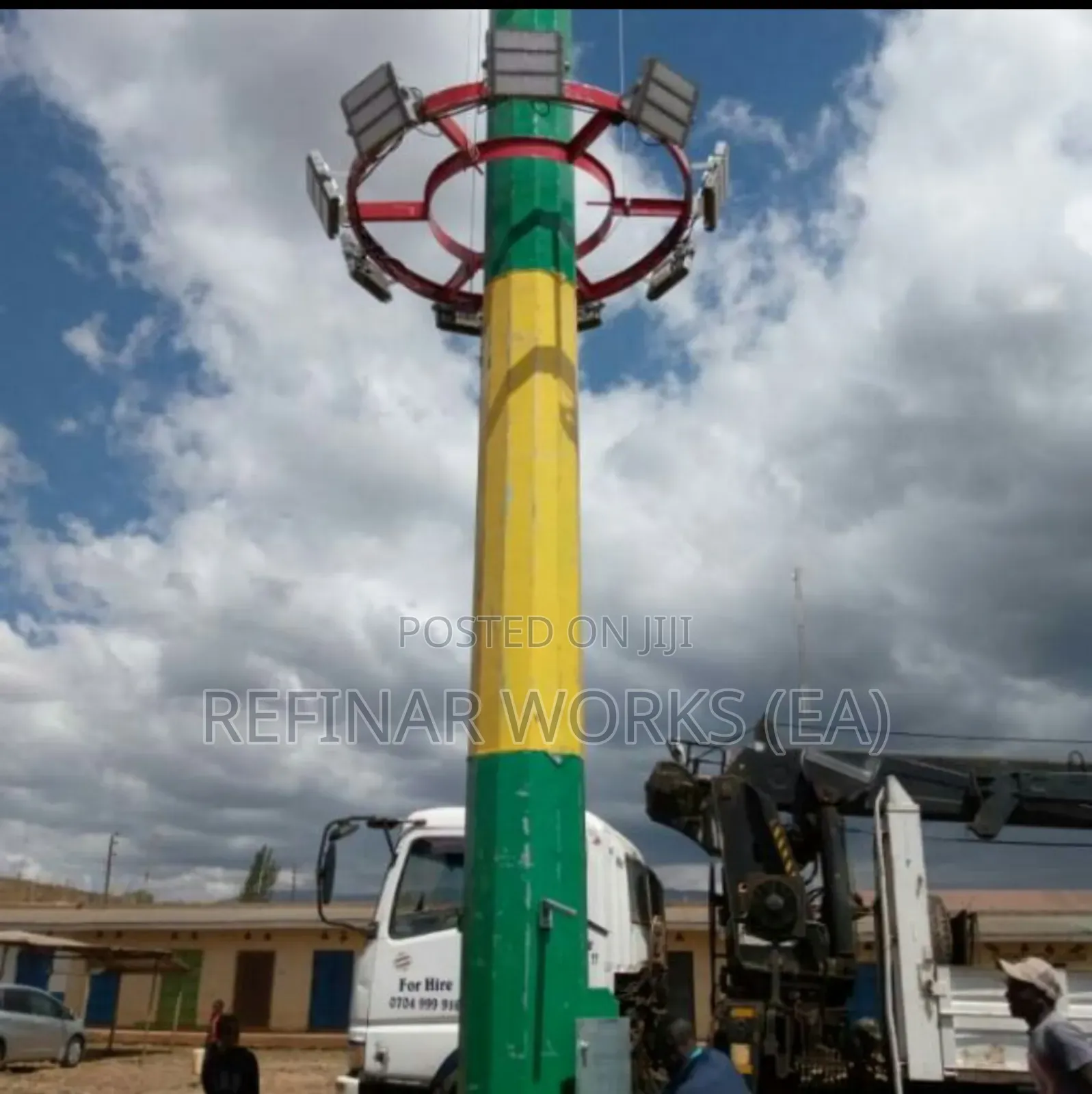 High Mast Lighting Pole Fabrications in Nairobi