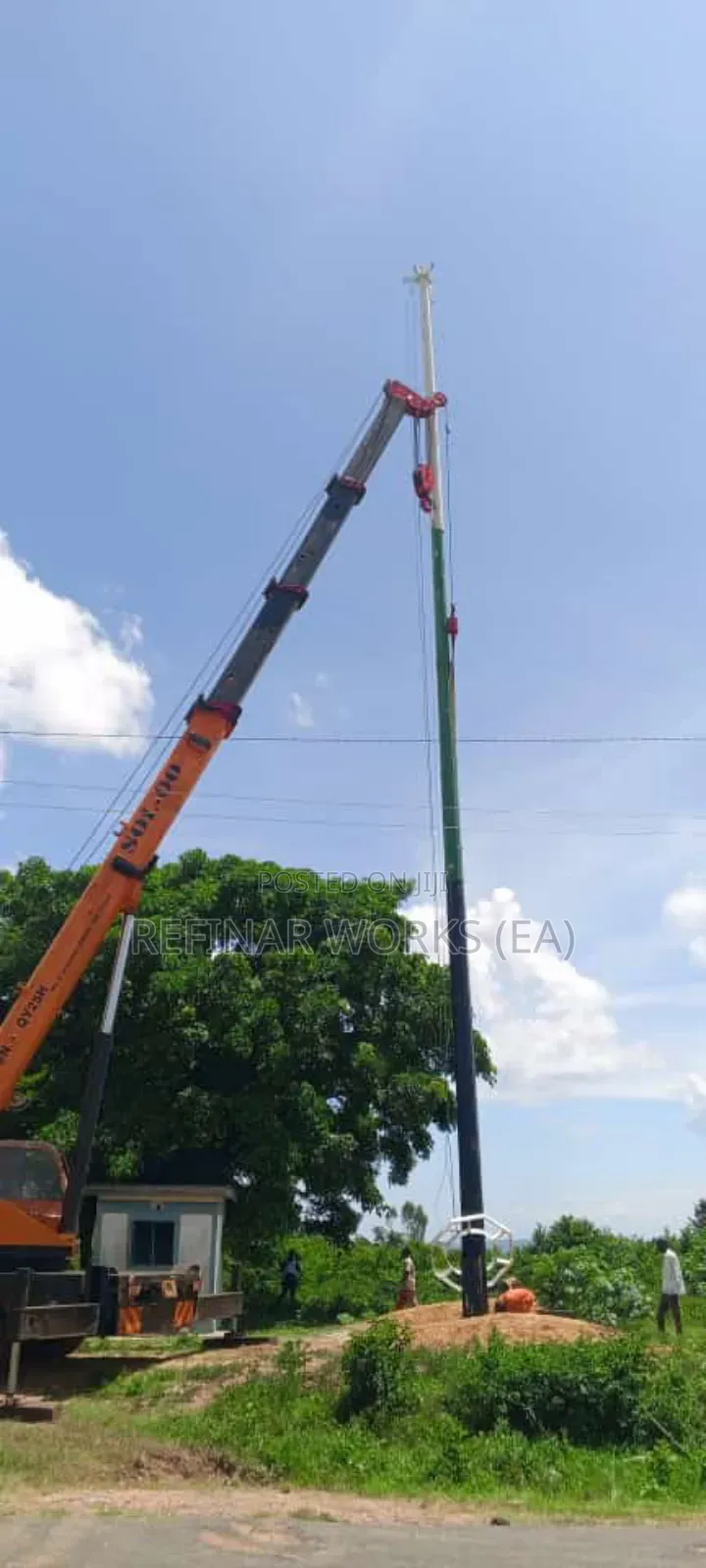 High Mast Lighting Pole Fabrications in Nairobi