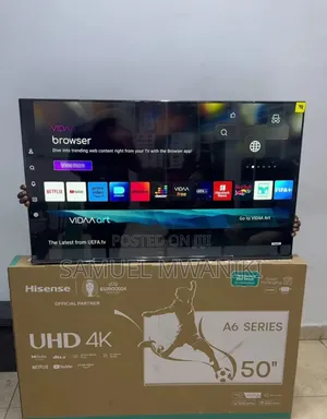 Hisense 50" Smart Uhd Frameless Tv- Bluetooth (New Model)