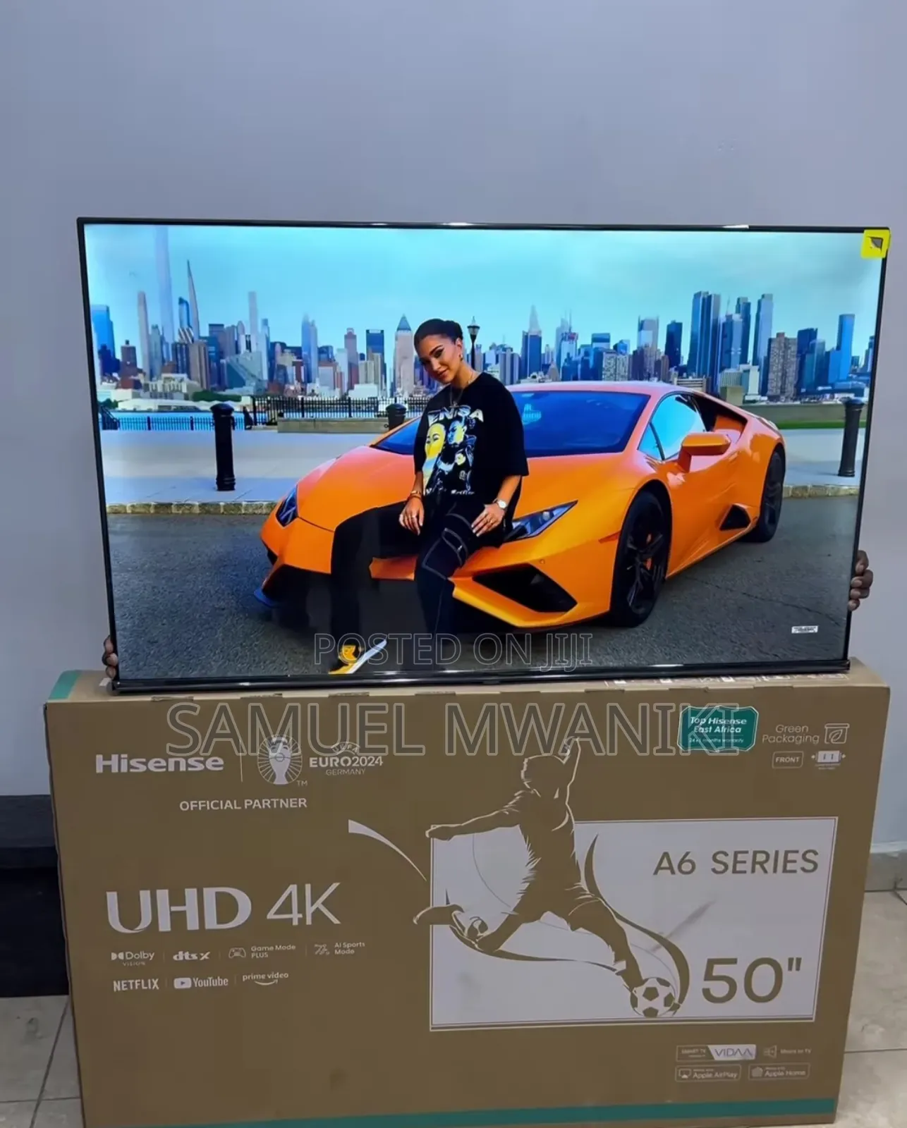 Hisense 50" Smart Uhd Frameless Tv- Bluetooth (New Model)