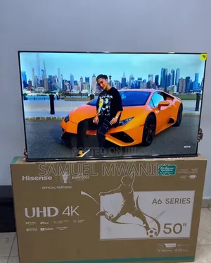 Hisense 50" Smart Uhd Frameless Tv- Bluetooth (New Model)